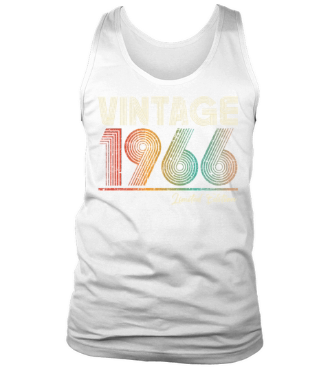 57 Years Old Vintage 1966 57th Birthday Gifts Tank Top Unisex