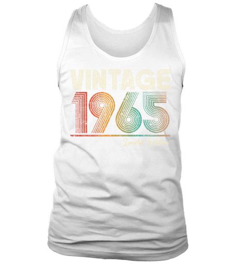 58 Years Old Vintage 1965 58th Birthday Gifts Tank Top Unisex