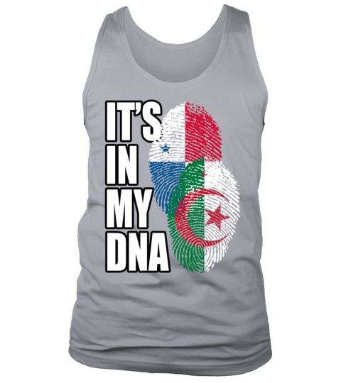 Algerian And Panamanian Mix Heritage DNA Flag Tank Top Unisex