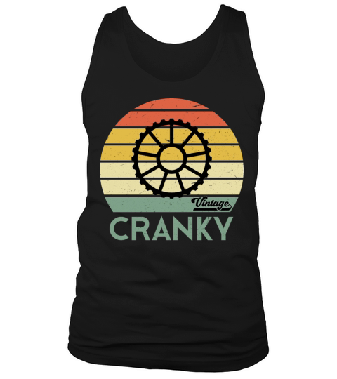 Bicycle Cranky Retro Gift For Cycling Lovers Tank Top Unisex