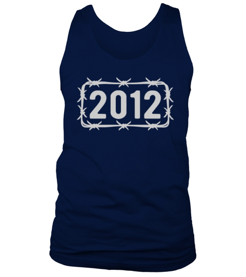 Birthday Vintage 2012 Barbed Wire Tank Top Unisex