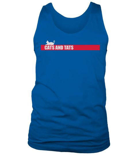 cats and tats quote Tank Top Unisex