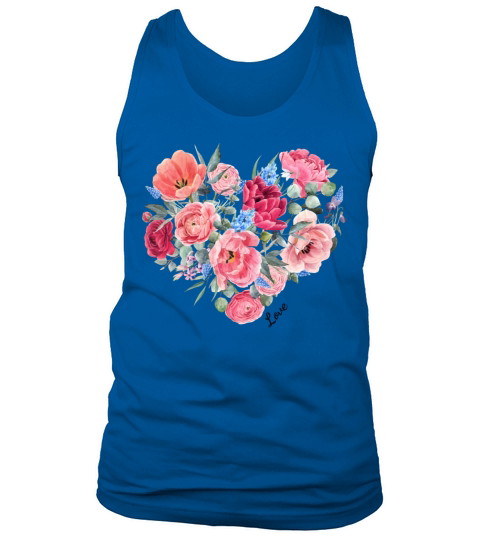 Colorful Cute Flowers Tank Top Unisex