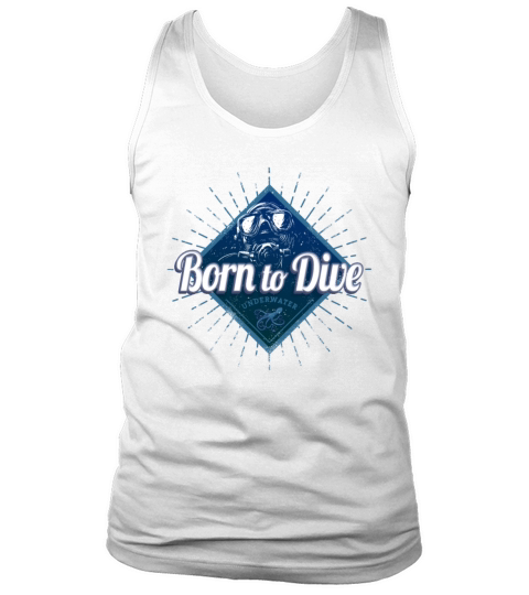 Diver retro Scuba Diving School Vintage Ocean Tank Top Unisex