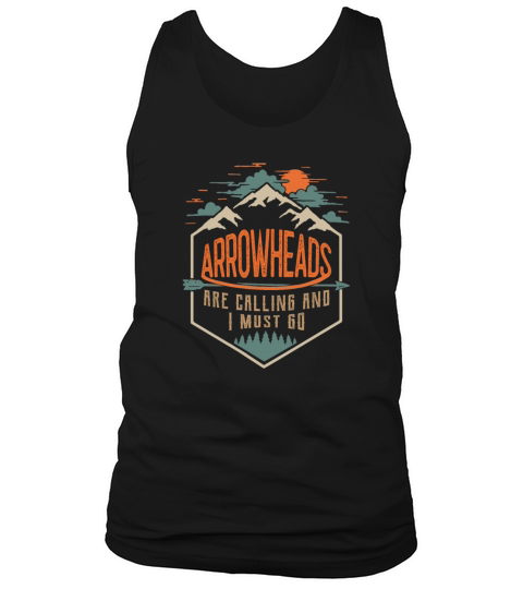 Funny Arrowhead Collecting Vintage Look Gifts Tank Top Unisex