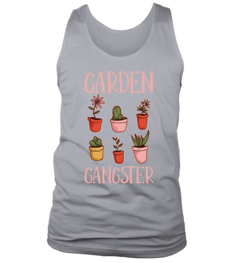 Garden Gangster Gardening Plant Gardener Botanical Tank Top Unisex