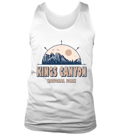 Kings Canyon National Park Vintage Hiking Tank Top Unisex