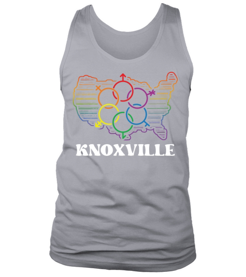Knoxville Pride Flag Pride Month LGBTQ Flag LGBT C Tank Top Unisex