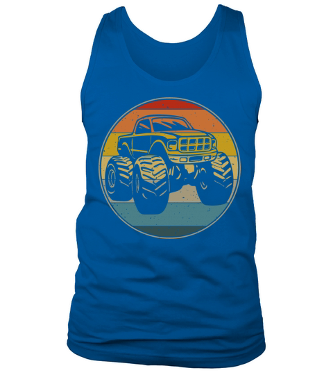 monster truck shirt toddler adult retro vintage Tank Top Unisex