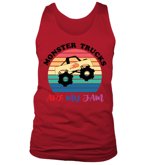 monster truck shirt toddler are my jam Tank Top Unisex