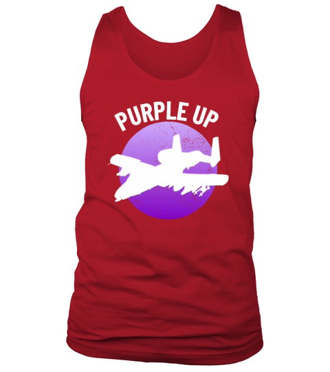 Purple Up A10 Warthog Military Kids Boys A-10a10 m Tank Top Unisex