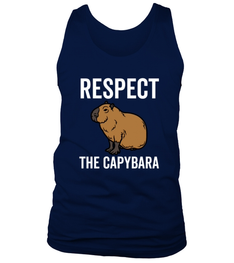 Respect The Capybara Tank Top Unisex