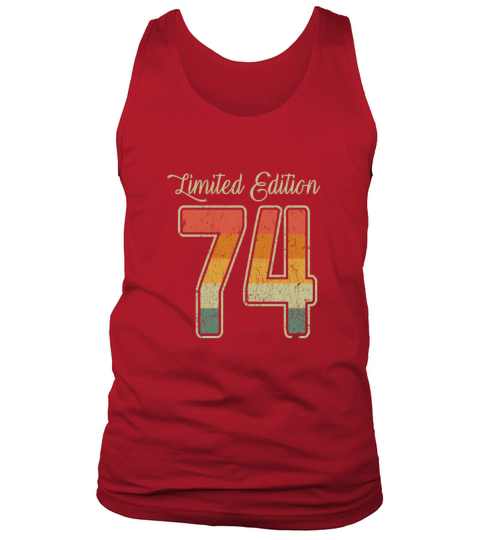 Retro Limited Edition 48 Vintage 1974 Tank Top Unisex