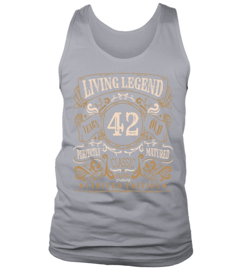 Retro Vintage Birth Whiskey Age 42 Years Old Tank Top Unisex