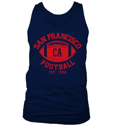 San Francisco Football Vintage Sf Cali Niner Retro Tank Top Unisex