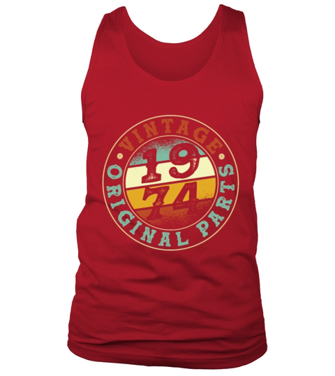 Vintage 1974 Parts Tank Top Unisex