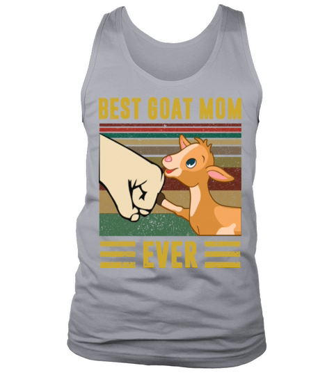 Vintage Best Goat Mom Ever Tank Top Unisex