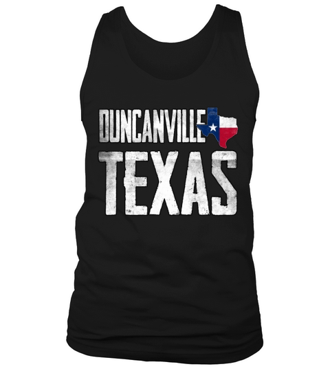 Vintage Duncanville Texas Flag Tank Top Unisex