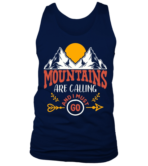 Vintage Mountains Climber Hiker Tank Top Unisex