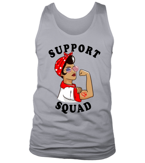 Wear Red Ribbon Heart Disease Awareness Tank Top Unisex