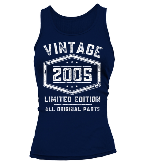 18 Years Vintage 2005 Retro 18th Birthday Tank top Woman