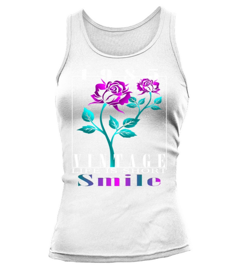 1985 Born Vintage Rose Gift Tank top Woman