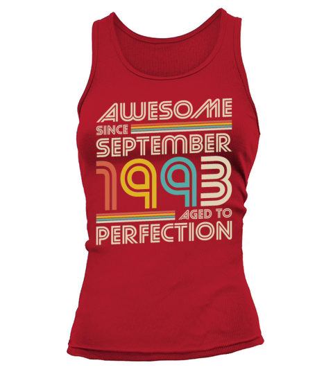30th birthday vintage awesome since september 1993 Tank top Woman