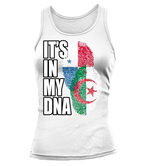 Algerian And Panamanian Mix Heritage DNA Flag Tank top Woman