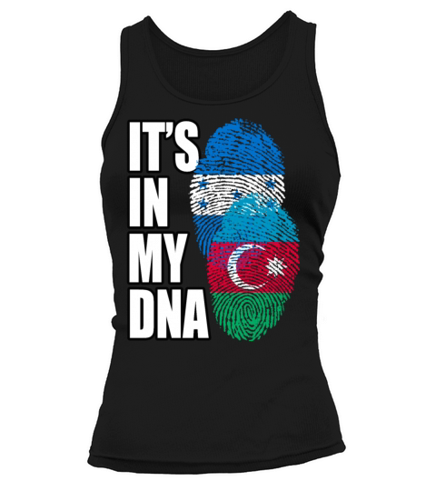 Azerbaijani And Honduran Mix Heritage DNA Flag Tank top Woman