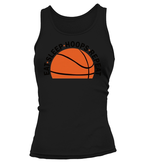 Eat Sleep Hoops Repeat Basketball Tank top Woman