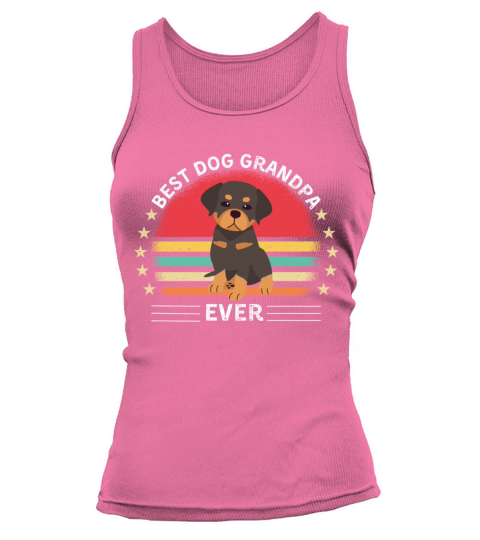 Funny Rottweiler dog best dog grandpa ever Tank top Woman
