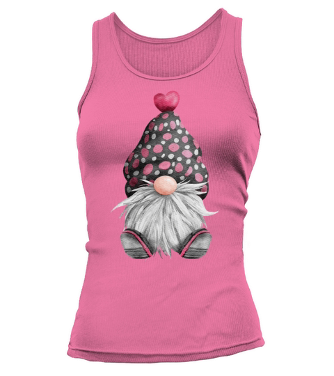 Gnome Valentine Valentines Day Tank top Woman