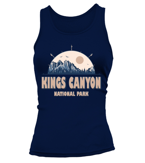 Kings Canyon National Park Vintage Hiking Tank top Woman