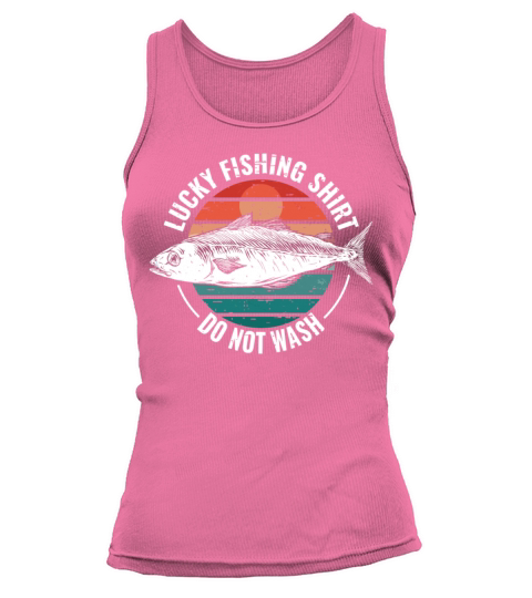 Lucky Fishing Shirt for Fish Hunter and Fisherman Tank top Woman
