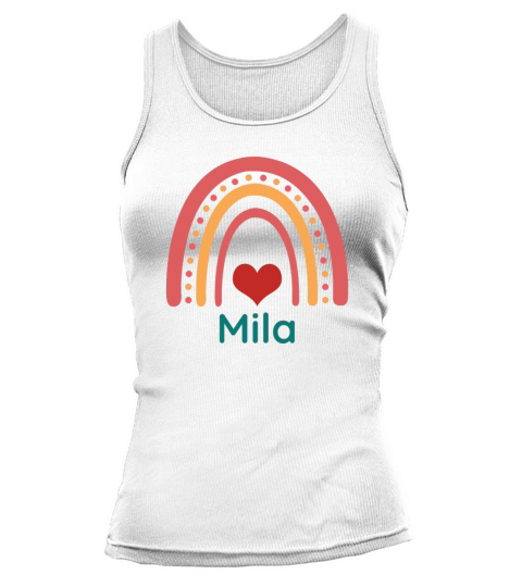 Mila Vintage Boho Rainbow Tank top Woman