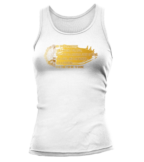 Positive Affirmation for Self Love Confidence Budd Tank top Woman