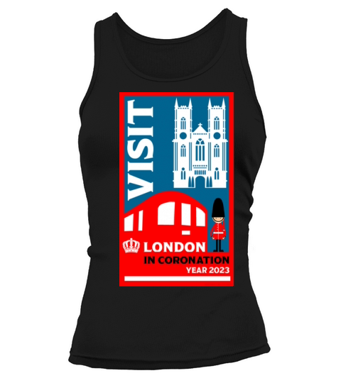 Retro Vintage Inspired British Coronation London Tank top Woman