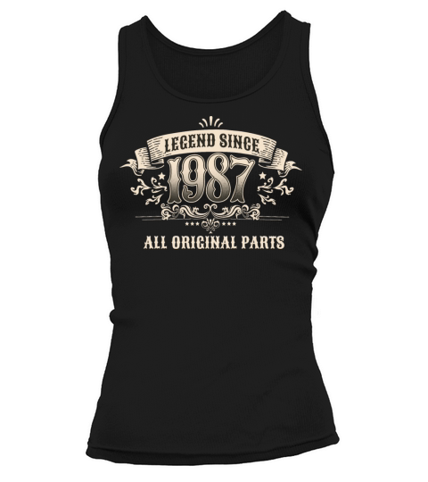 Retro Vintage Legend Since 1987 Original Parts Tank top Woman