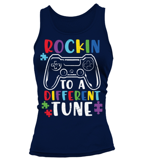 Rocking to a Different Tune Autism Tank top Woman