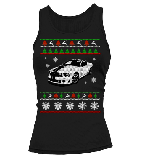 Sport car Ugly Christmas Sweater Tank top Woman