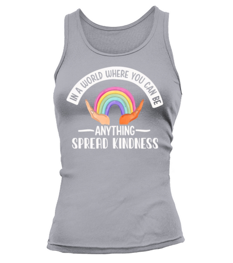 Spread Kindness No Bullying Motivational Funny Tank top Woman