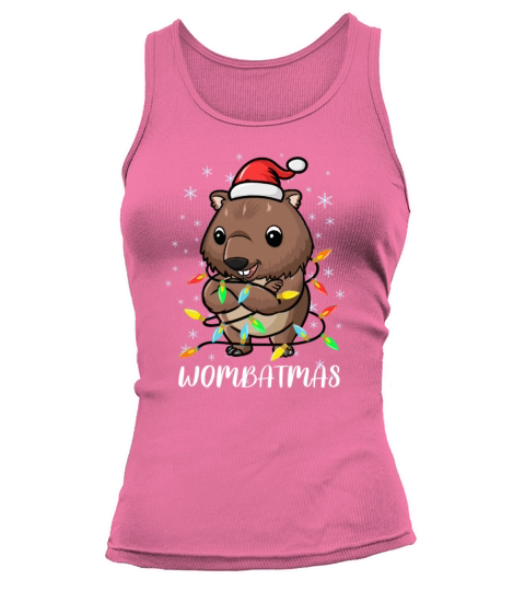 Wombatmas Wombat Christmas Tank top Woman