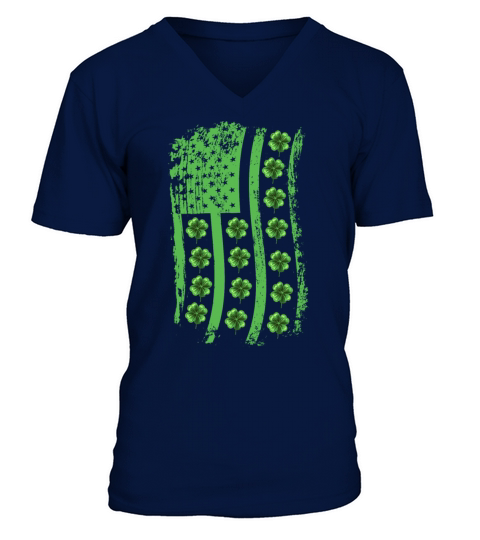 American Grown Irish Roots Design Ireland Patricks V-Neck T-shirt