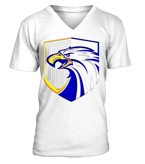 eagle eagles america vintage securitas retro USA V-Neck T-shirt