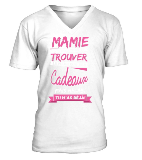 Grandmom We Tried Find Funny Quote Mothers Day V-Neck T-shirt