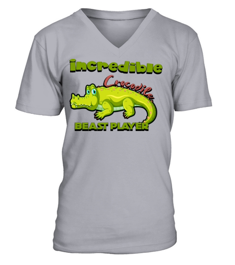 Incredible Crocodile Beast Player V-Neck T-shirt
