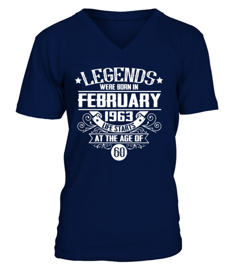Legendary since February 1963 Legend Vintage V-Neck T-shirt