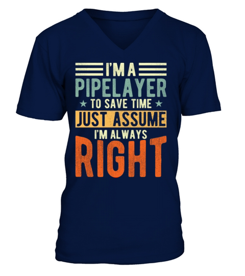 Pipelayer V-Neck T-shirt