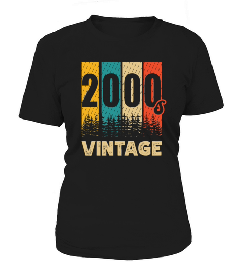 2000s Vintage Decade 2000 Era Millenium Retro Women's T-Shirt