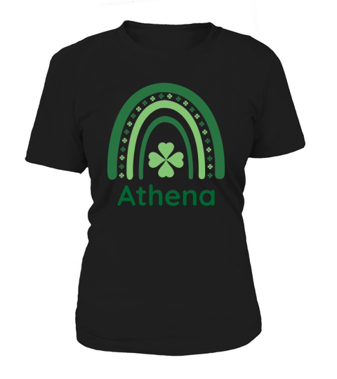 Athena Clover Charm Boho Rainbow Women's T-Shirt